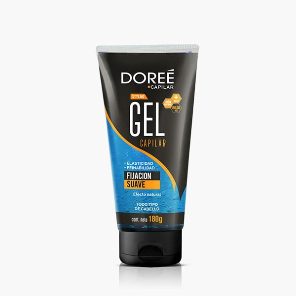 GEL DOREE 180 grs  FIJACION SUAVE  AZUL